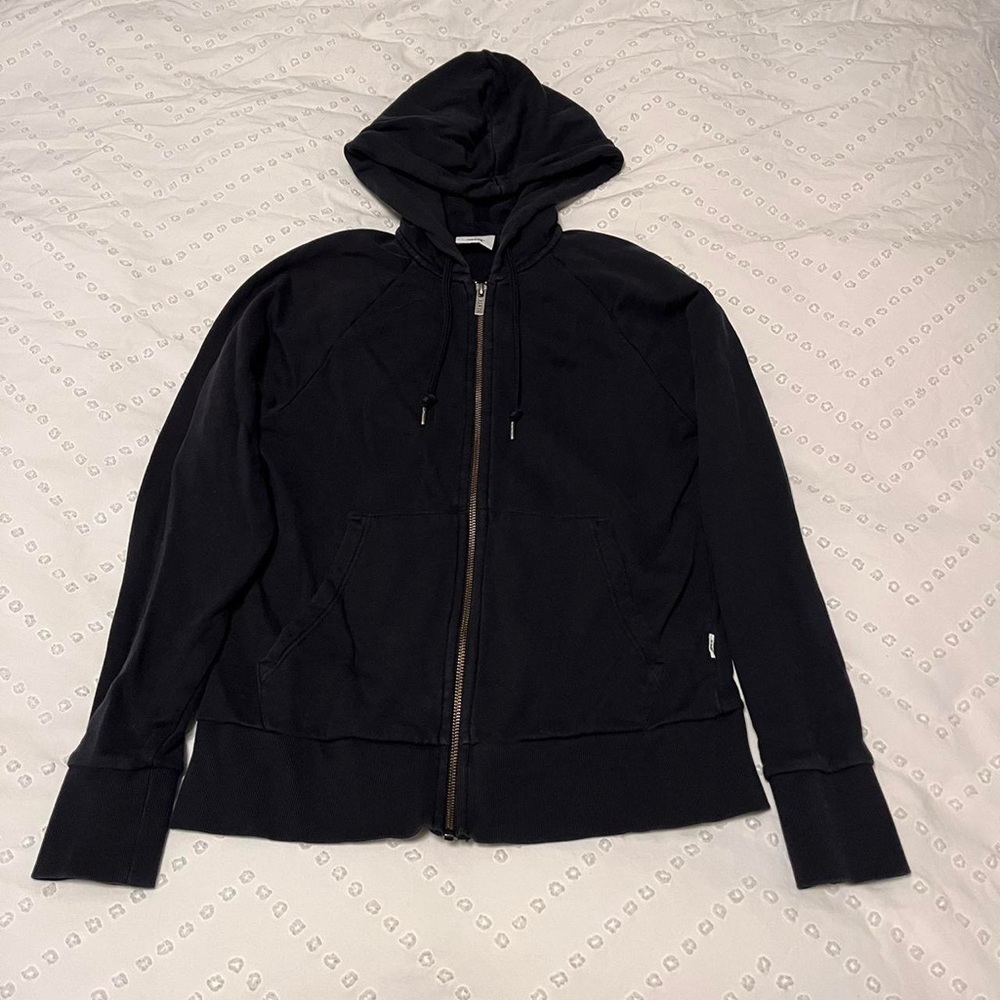 Bond black zip up sweater